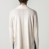 Oversized Shawl Collar Sweater Oatmeal