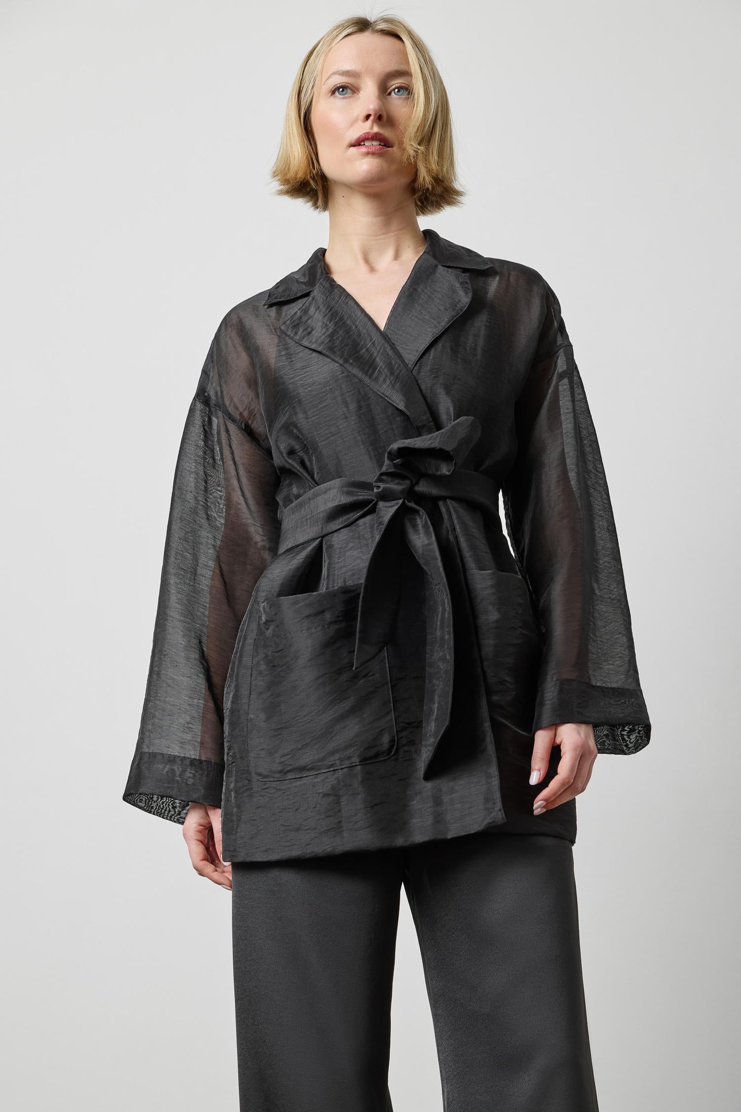 Sheer Notch Collar Cardigan_Lilla P_PA3636-BLSH