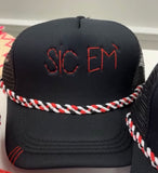 Tipsy Threads Sic Em' Trucker Hat