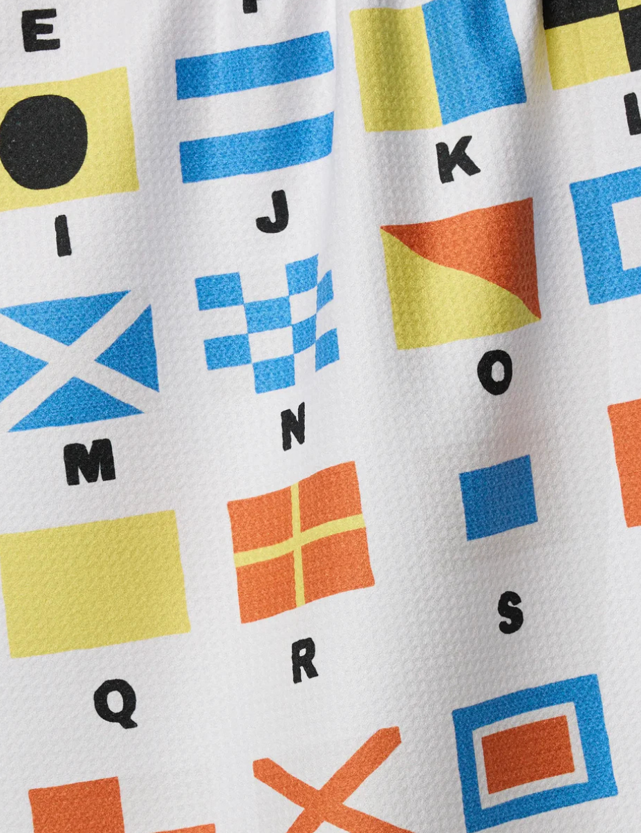 Signal Flags Tea Towel