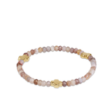 Signature Cross Gold 4Mm Gemstone Bracelet-E Newton-BGEMSCG4BWA