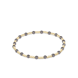 Sincerity Pearl Dark Grey 3mm Bracelet-E Newton-BSINPEDKG3