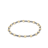 Sincerity Silver Faceted Hematite 2mm Bracelet_E Newton_BSINSILFHEM2