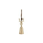 Small Champagne Platinum Reindeer Bell-SantaBarbaraDesignStudio-T5150