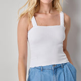 Organic Smocked Tank