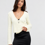 Snowfall Wrapped Sweater-Free People- FP-OB2672160-3315