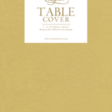 Table Cover Gold Solid Airlaid Paper Linen
