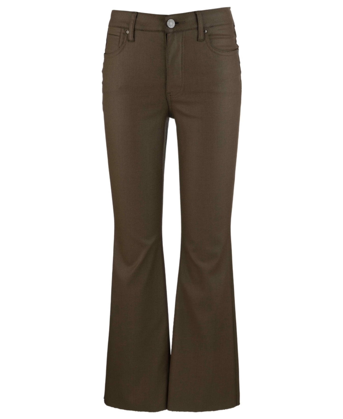 Stella High Rise Fabricated Abstract Flare with Raw Hem-Kut from the Kloth-KP1611MB4