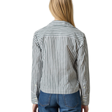 Straight Fit Short Button Down Shirt_Lilla P_PA3536