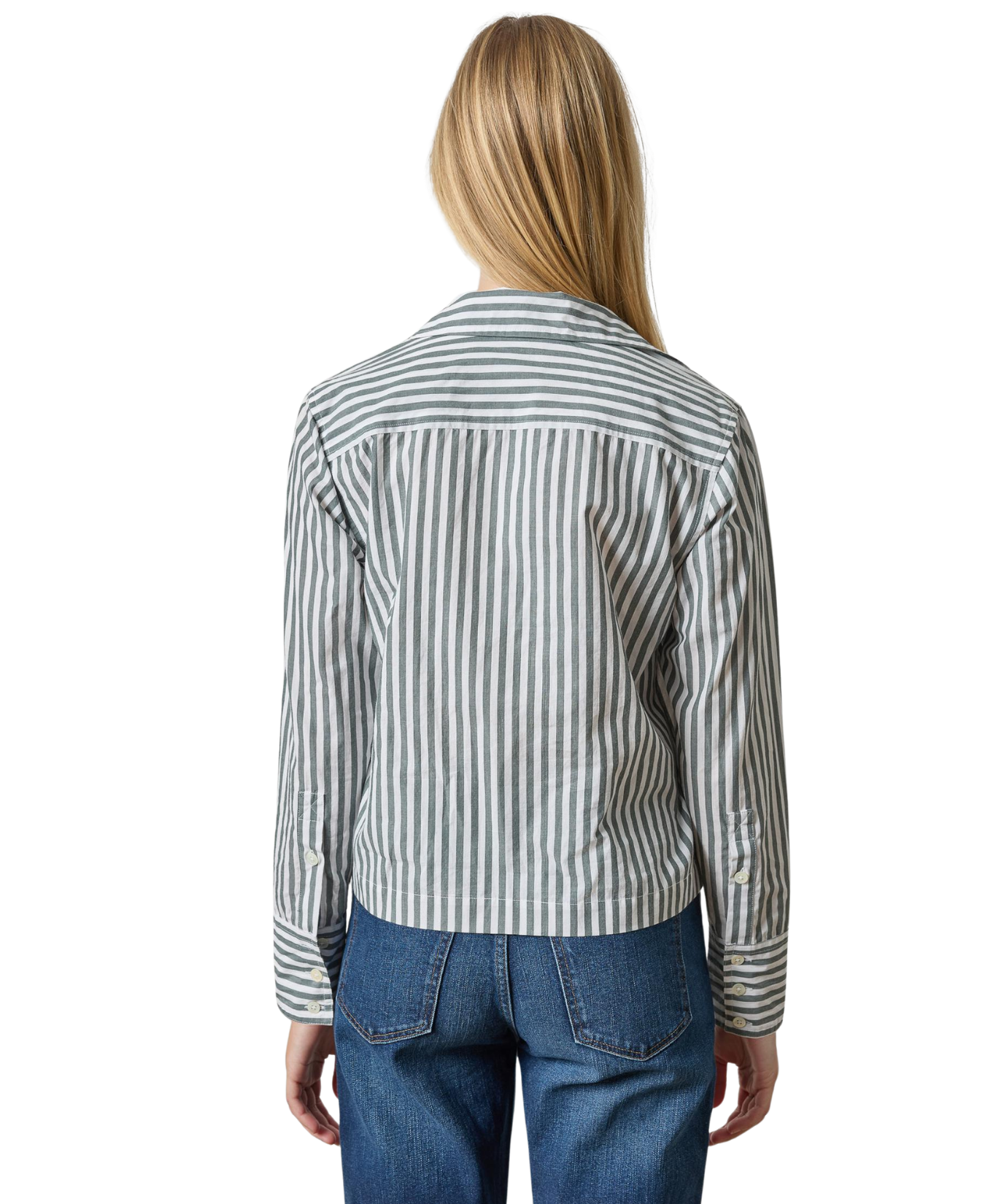 Straight Fit Short Button Down Shirt_Lilla P_PA3536