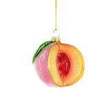Sugared Peach Glass Ornament_CodyFoster&Co_GO-9334