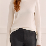 L/S Turtleneck Sweater Cream