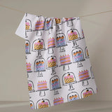 Cakes In The Window Tea Towel