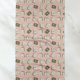 Flower Tiles Tea Towel