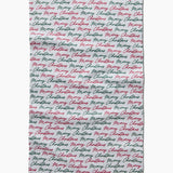 Merry Christmas Greeting Tea Towel