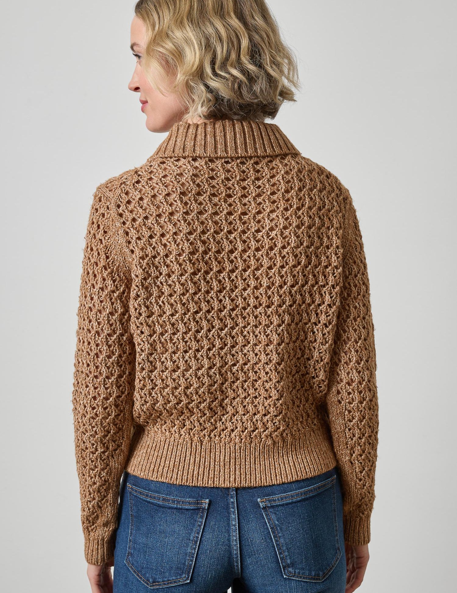 Textured Polo Sweater_Lilla P_PA3589-HNT