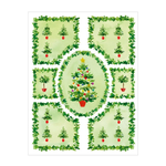 Topiary Garden Classic Boxed Christmas Cards-Caspari, Inc-106219