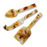 Tortoise Resin Cheese Utensil Assorted Set of 3__Tag_G22240