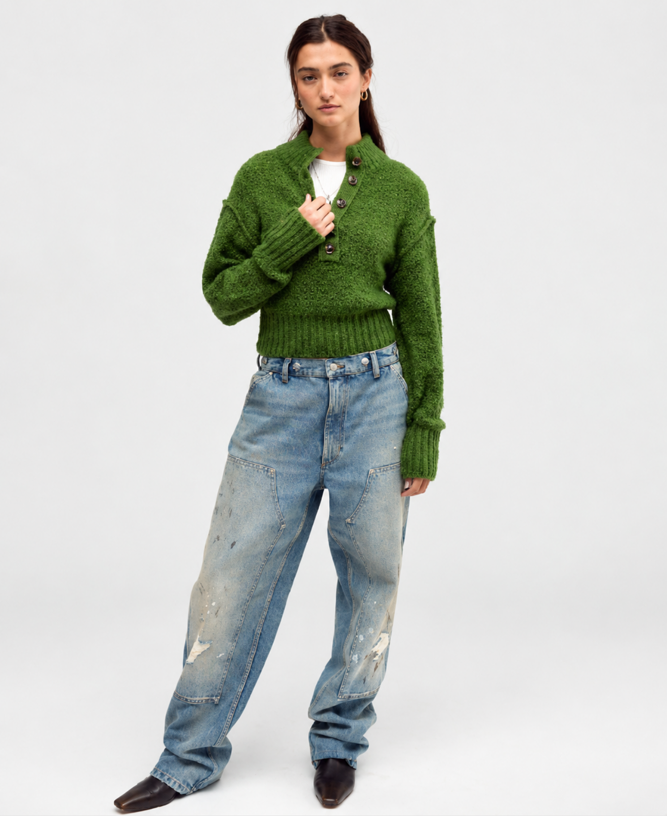 Tucked Henley Pullover-Free People-FP-OB2672191-3358