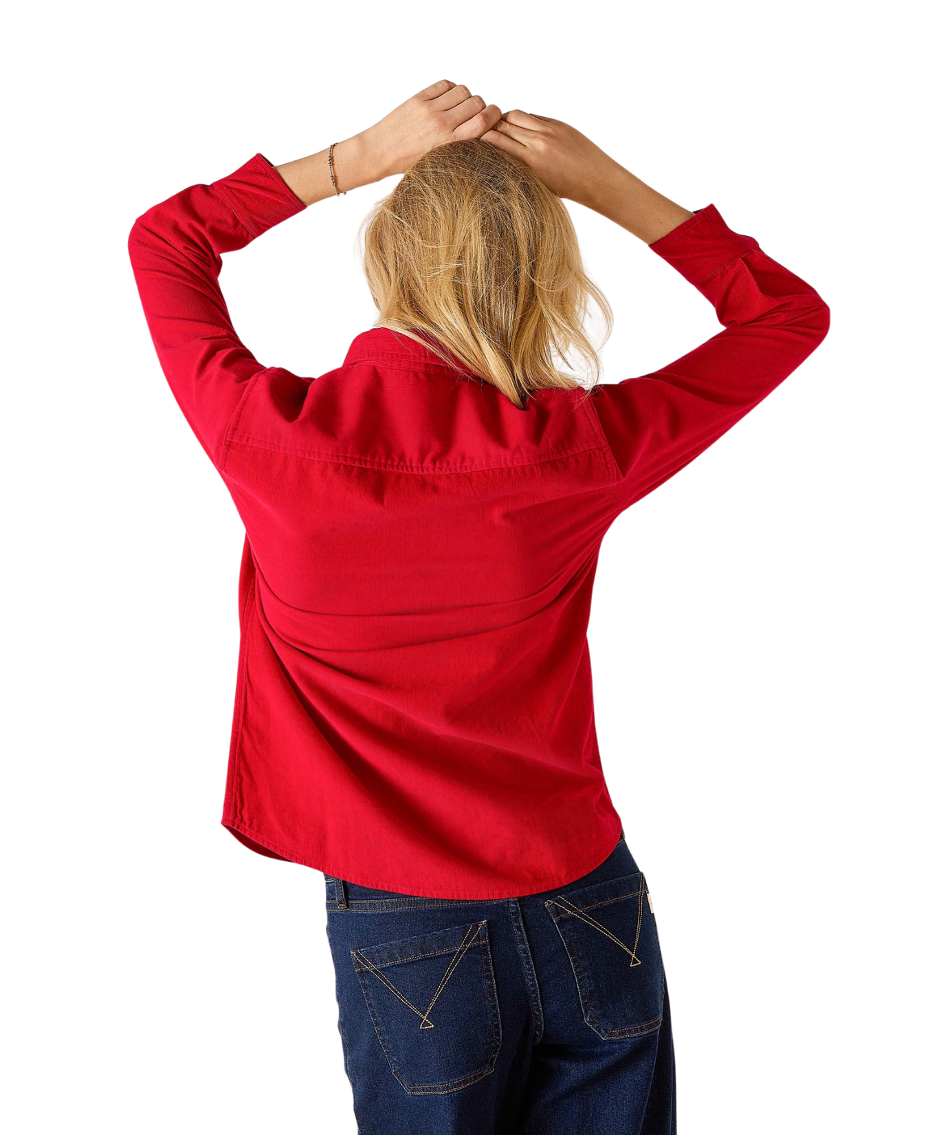 Tuxedo Ruffle Shirt-Voyageurs By Mersea-TOP-00363