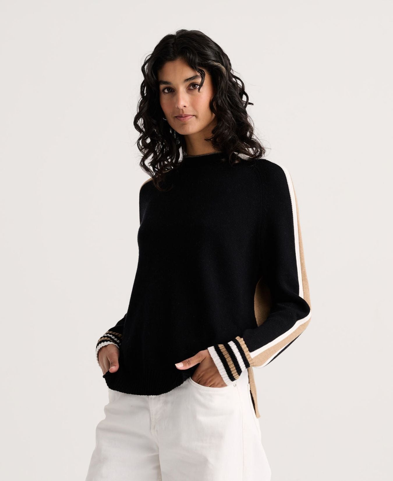 Two-Way-Funnel-Neck-Sweater-Zaket&Plover-ZP8522U
