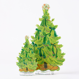 a group of trees on a stand