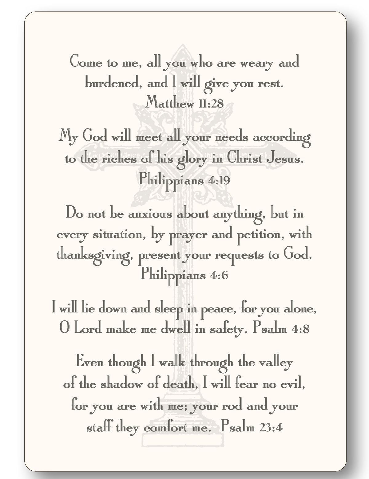 Verse Enclosure Cards