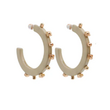 Solid Jewel Hoop - Small