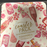 Champagne Valentines Coasters