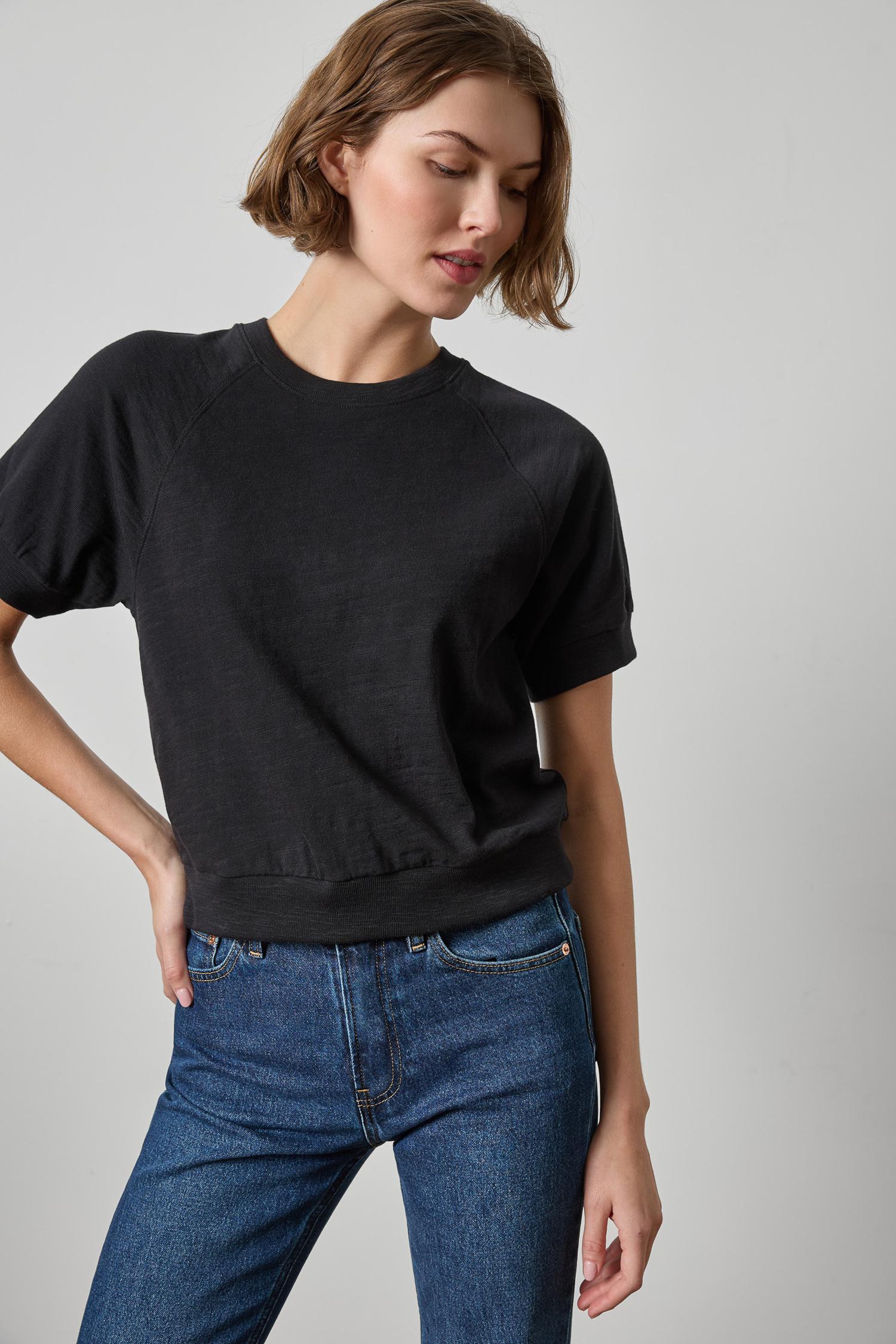 Vintage Short Sleeve Raglan_Lilla P_PA3614