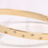 Viola CZ Metal Bracelet
