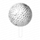 Golf Ball Cake Topper