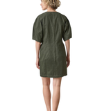 Washed Twill Full Sleeve Shirt Dress_Lilla P_PA3544-JPR
