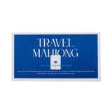 White with Jewel Tones Travel Mahjong Set