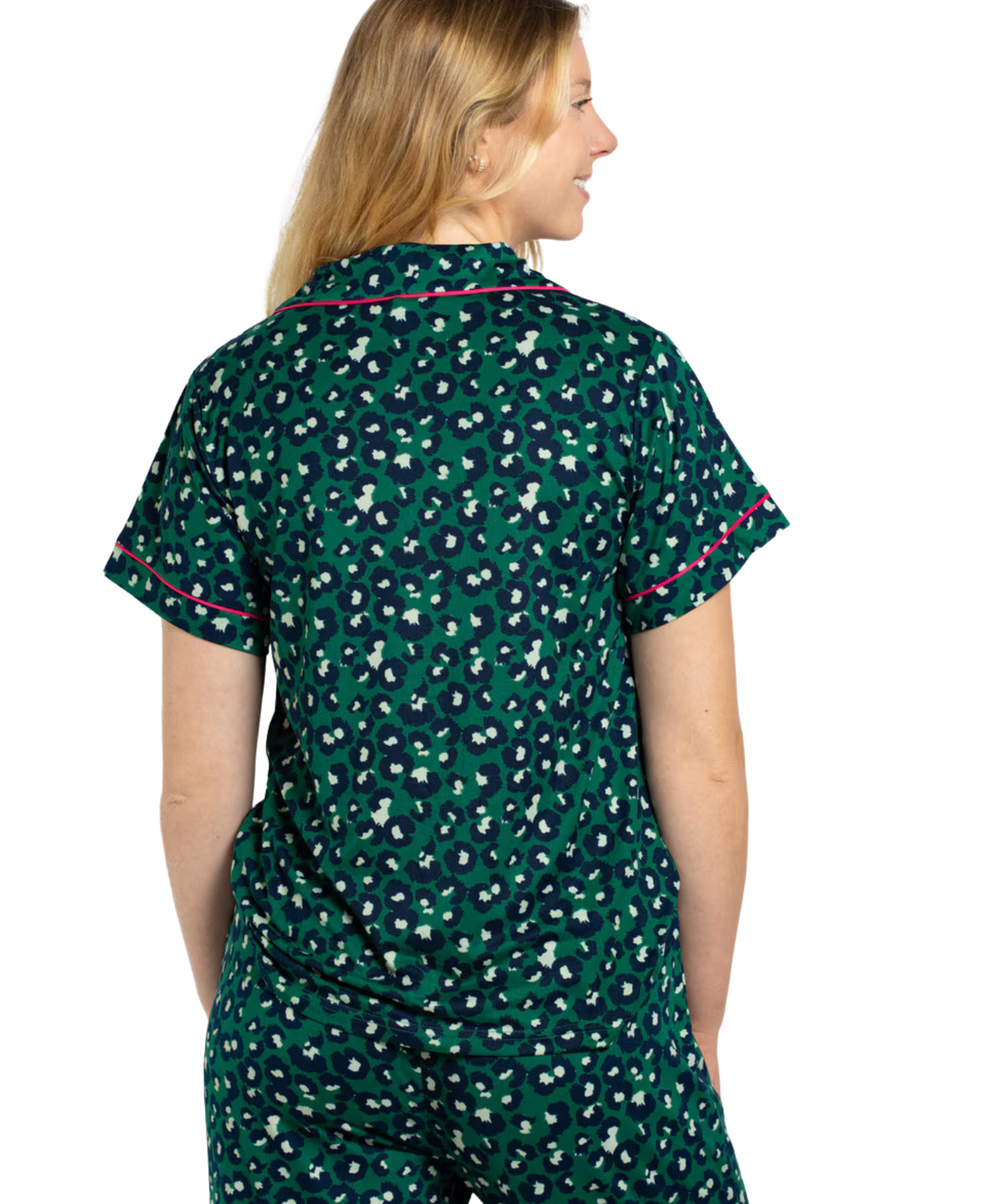 Whitney Short Sleeve Button Up Sleep Shirt_The Royal Standard_273261413