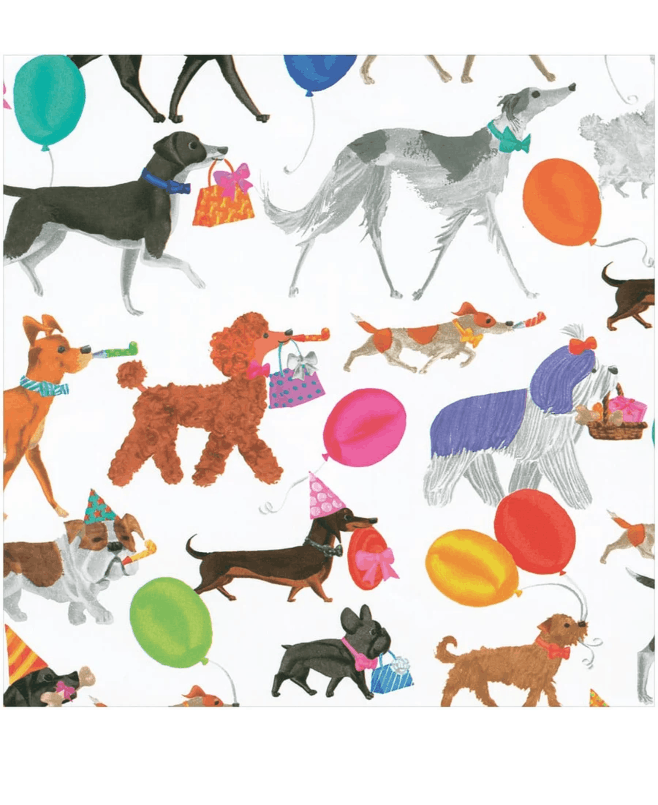 Winston & Friends Wrap-Caspari-8987RC