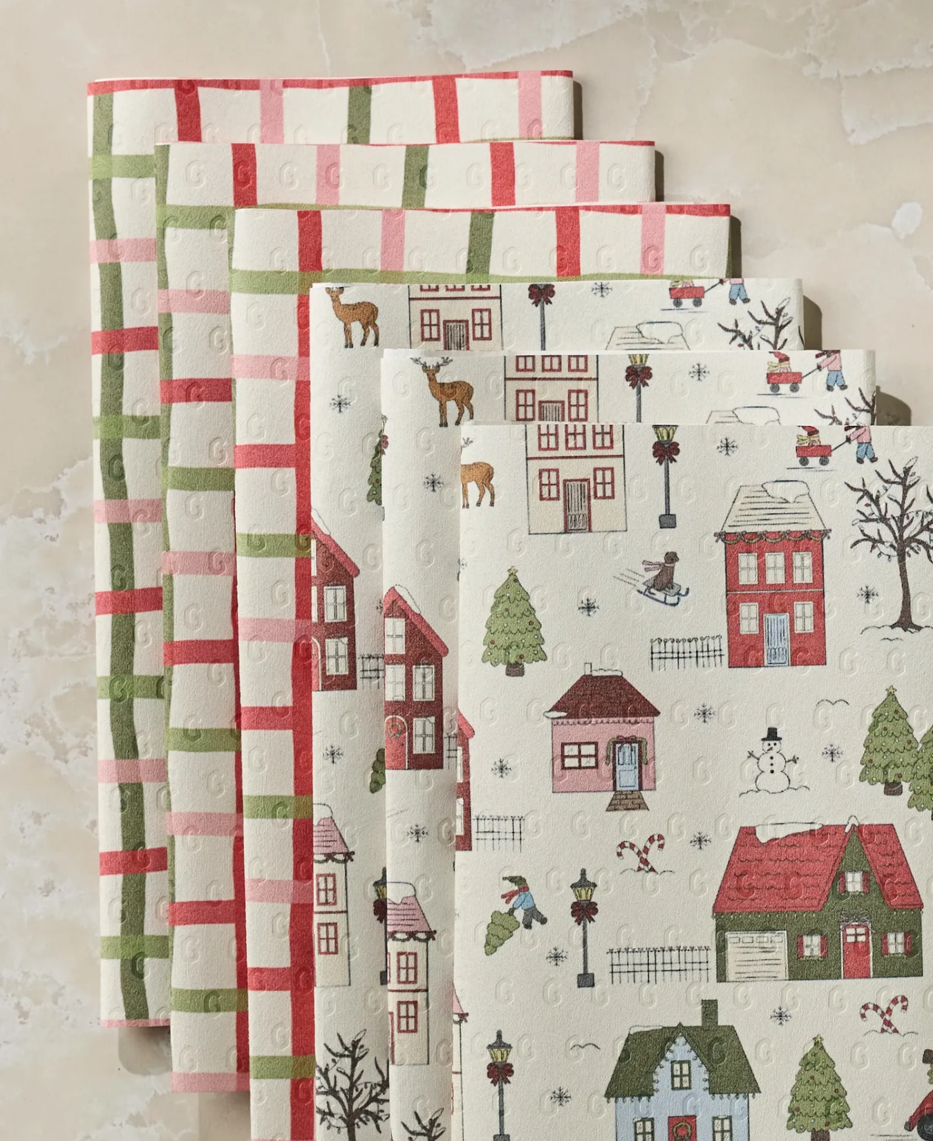 Winter Village Not Paper Towel-Geometry-NPT-MF-WINTER-VILLAGE