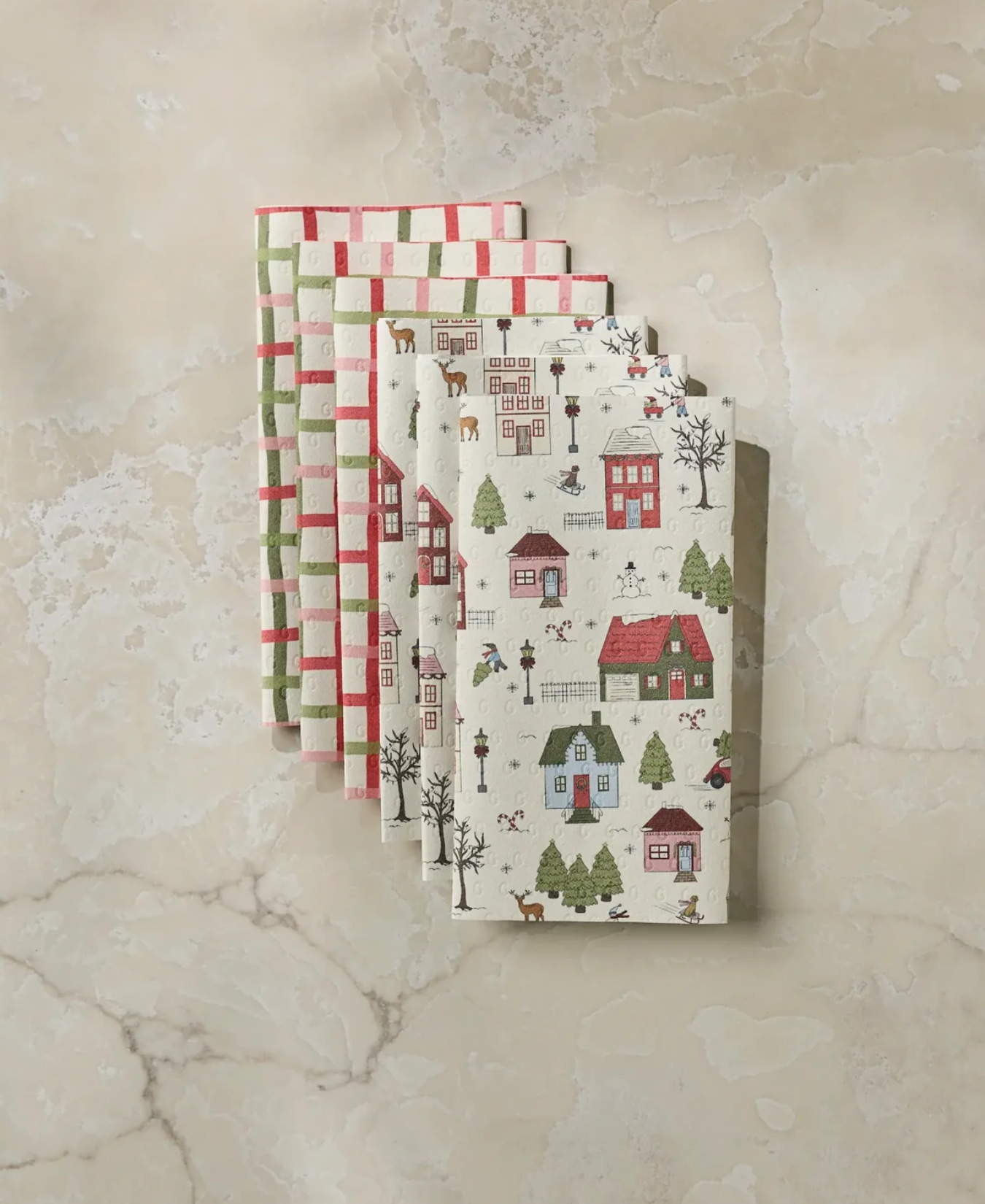 Winter Village Not Paper Towel-Geometry-NPT-MF-WINTER-VILLAGE