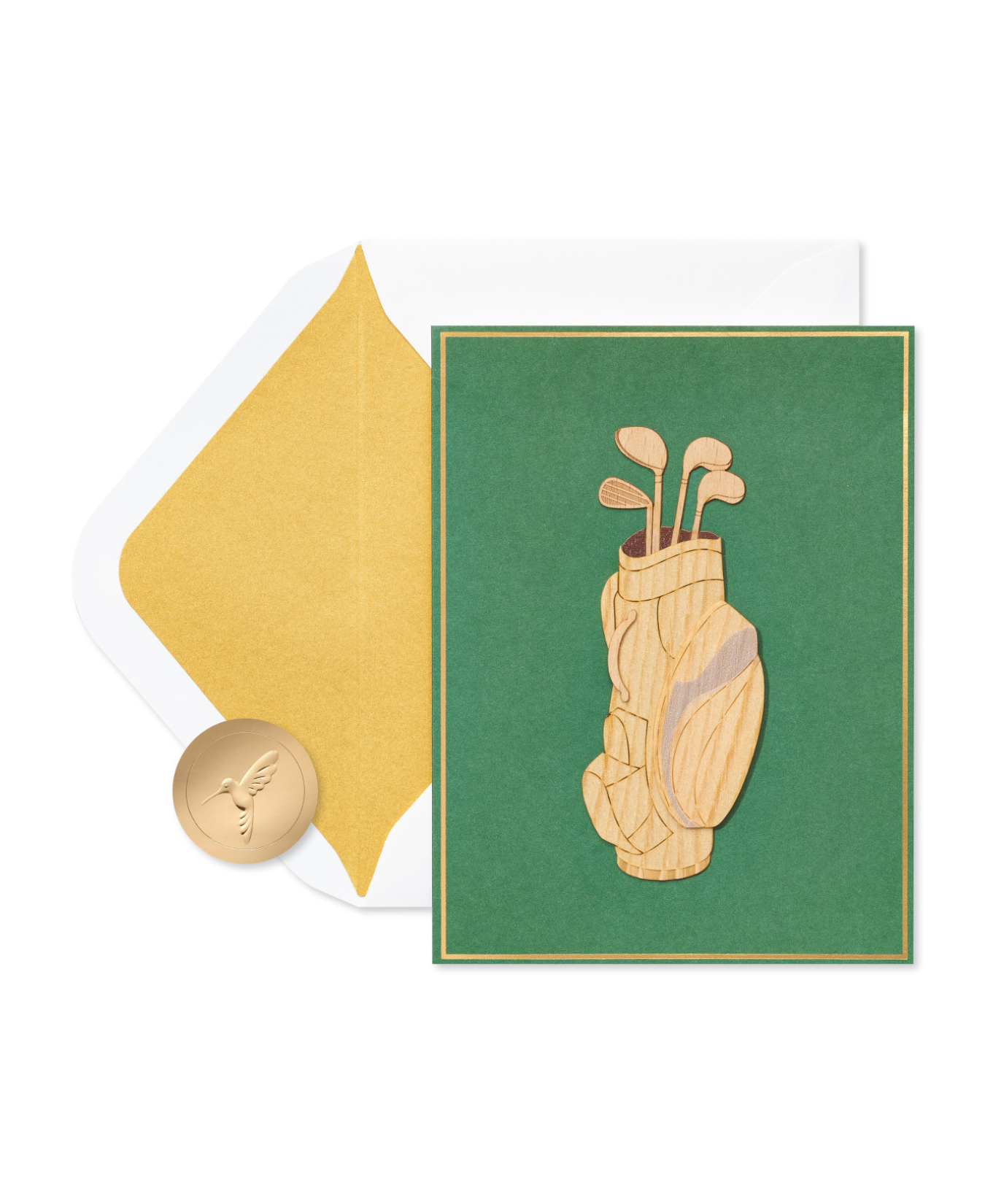 Wood Golf Bag Birthday Card-Papyrus-7385728