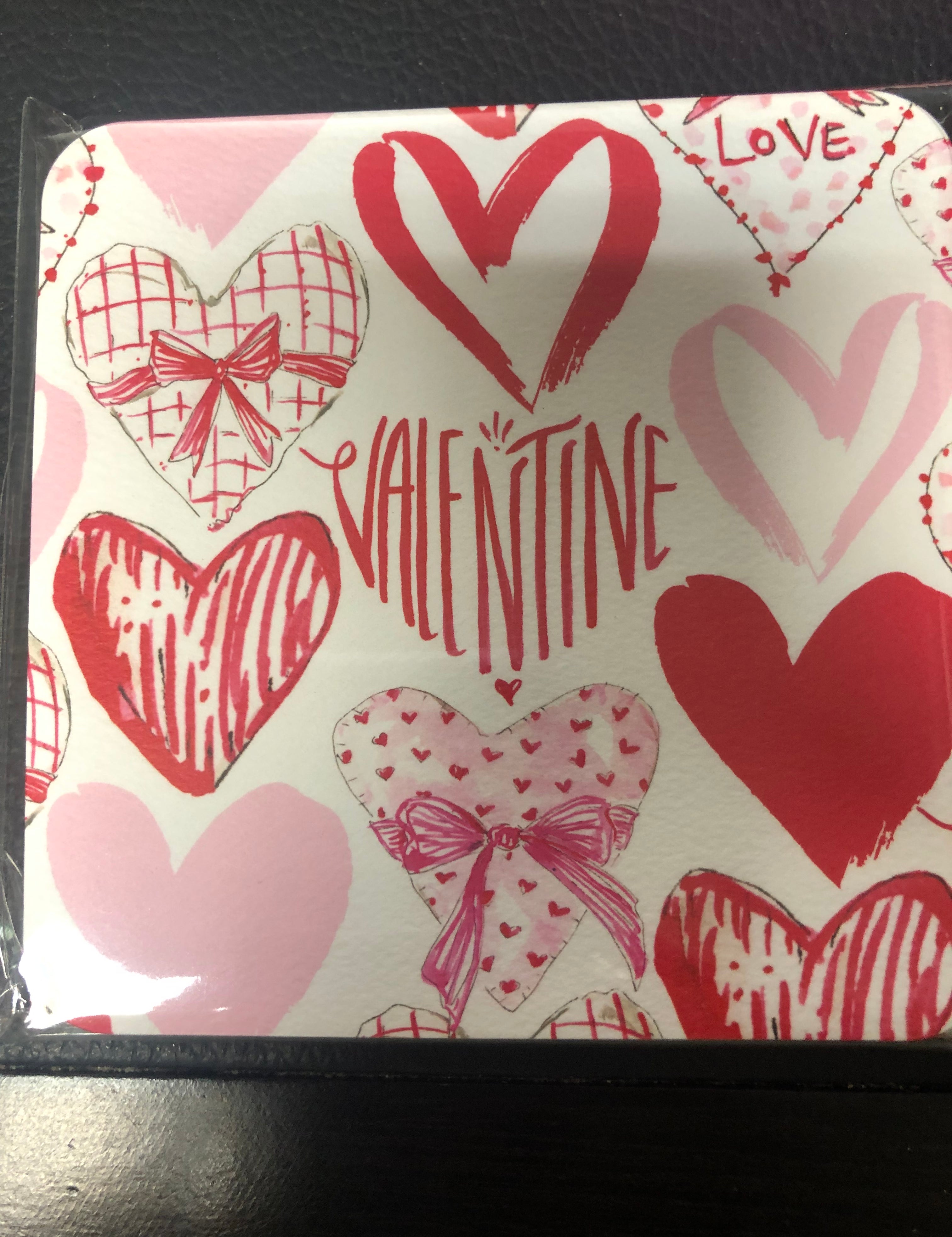 XOXO Valentine Coasters