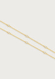 Gold Chain with Crystals