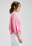 Pullover Short Sleeve Sweater | Flamingo