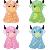 a group of colorful plastic animals