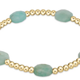 Admire Gold 3mm Bead Bracelet - Amazonite