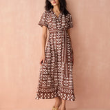 Amira Flowing Maxi Dress | Nari Cacao Nricao