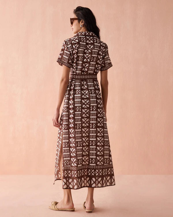 Amira Flowing Maxi Dress | Nari Cacao Nricao