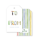 Animal Alphabet Gift Tags- Set of 8