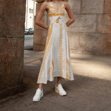 Filomena Linen Dress | Yellow