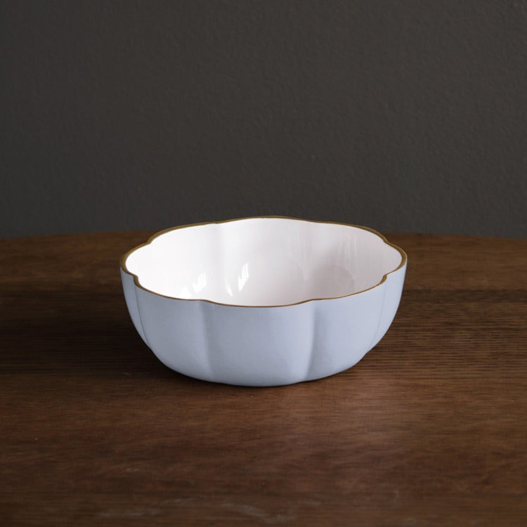 ENCANTO Devon Mini Bowl (Periwinkle and White)