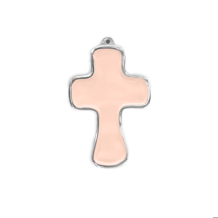 ENCANTO Athens Cross Ornament (Camellia)
